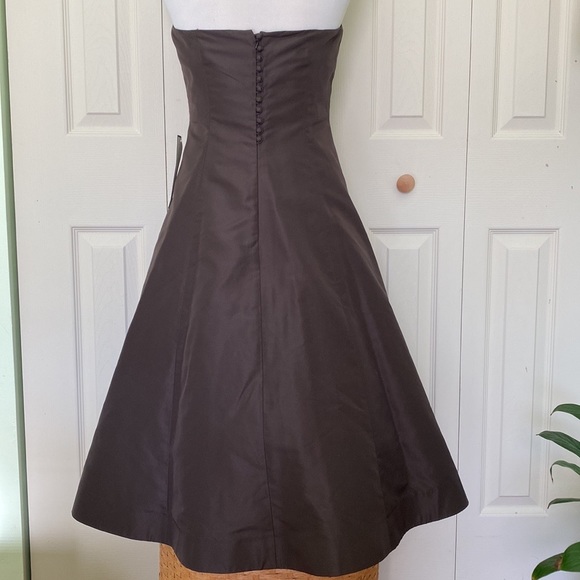 Women’s New J.Crew Sadie Dress Espresso Brown Sz 2 - Picture 6 of 9